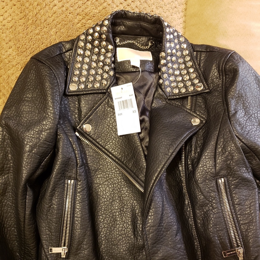 Cute studded leather jacket